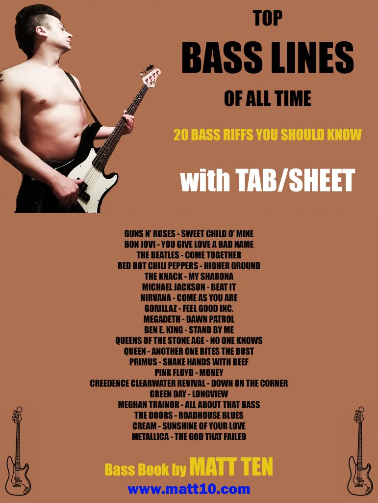 famous blues bass lines pdf